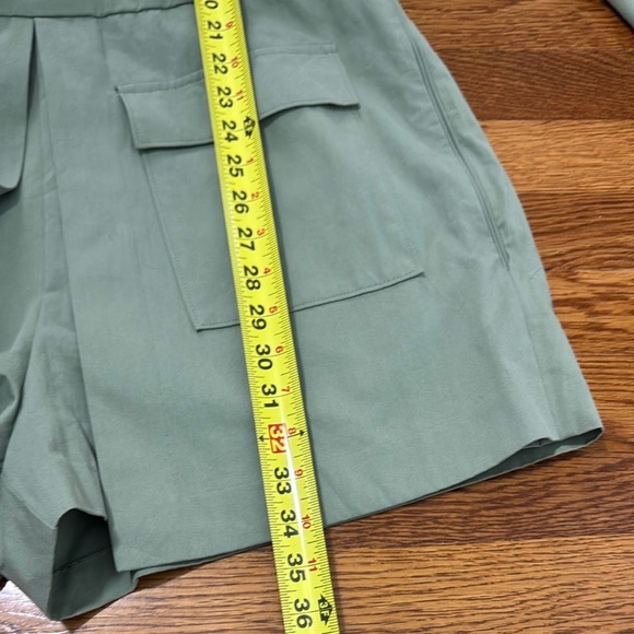 NWT Anthropologie Mare Mare Long-Sleeve Utility Romper Moss Green Size Large - Picture 12 of 12